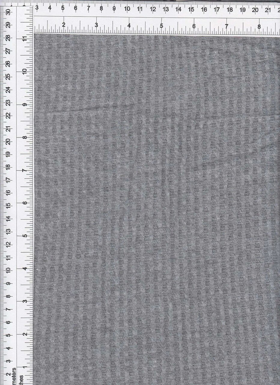 1 Yard Waffle Brushed Solid Fabric, 58/60″ Wide Polyester Rayon Spandex Blend